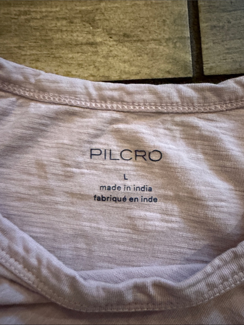 Pilcro Light Lavender Ruched Shoulder Tank - Picture 2 of 9